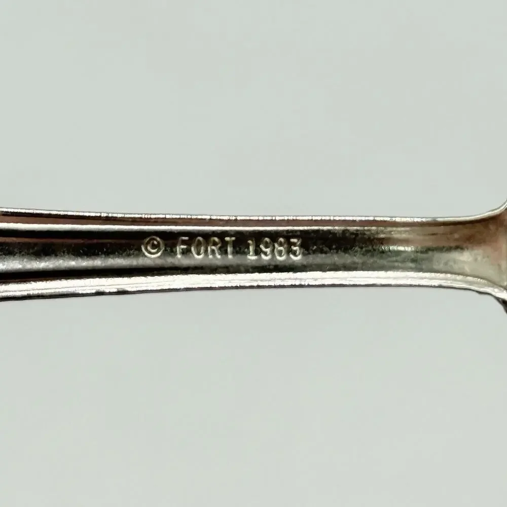 California Fort 1983 Silver Vintage Souvenir Spoon 4.5